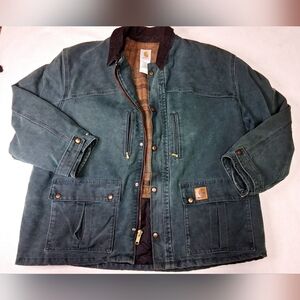 Vintage CARHARTT C10HTG JACKET blanket Lined Chore Coat